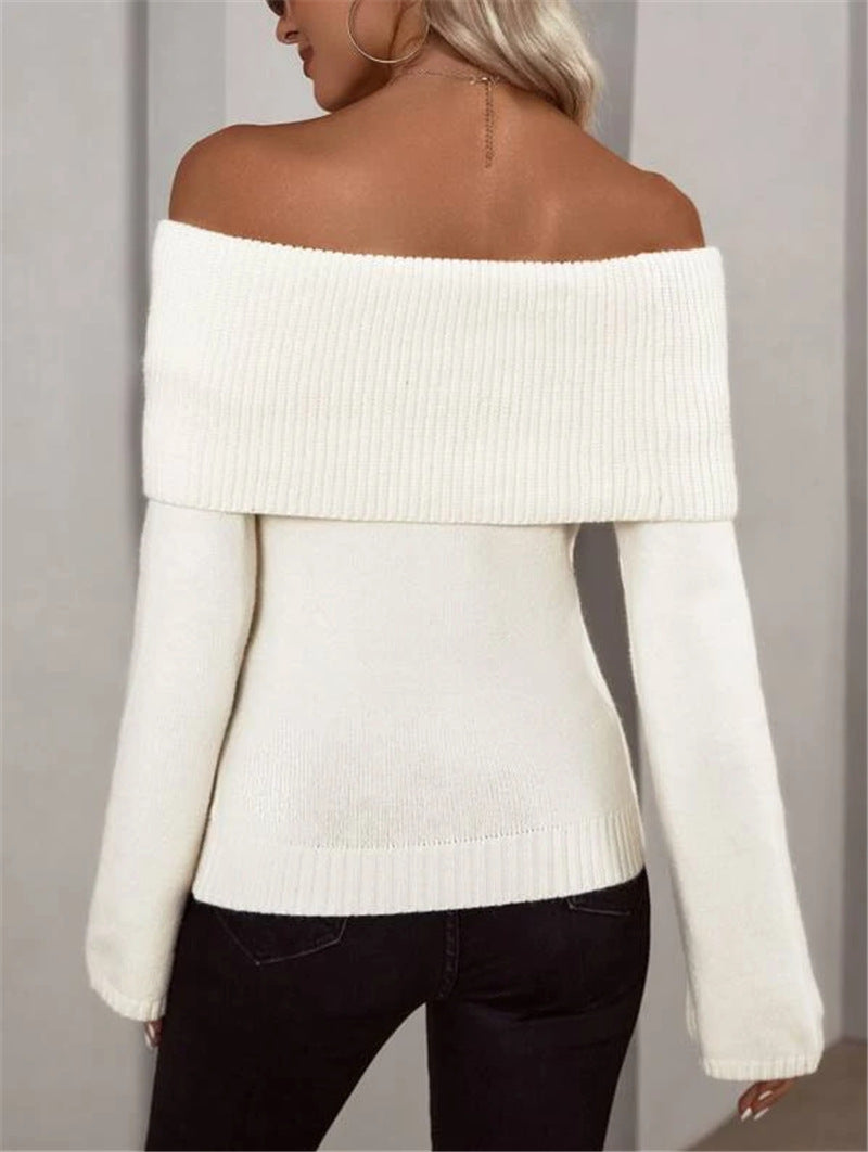 Viral Over Shoulder Sweater